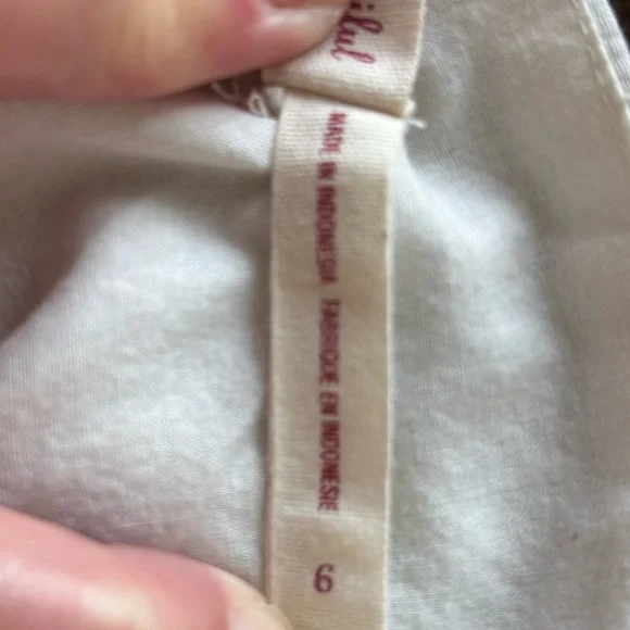 Maeve Anthropologie Size 6 Cream Gold Polka Dot Dress Pockets Sleeveless Vintage - Picture 5 of 15